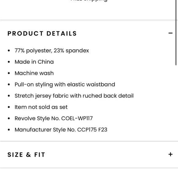 New Camila Coelho Dana 7/8 Legging in Deep Brown size XS - Picture 5 of 8